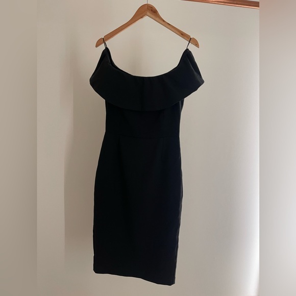 Zara Ruffle Off the Shoulder Dress - Picture 1 of 4